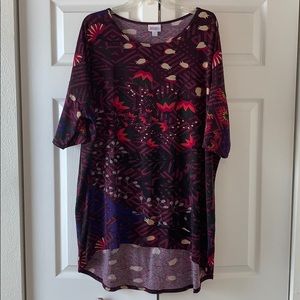 LuLaRoe Irma Tunic Size 2XL Excellent Condition